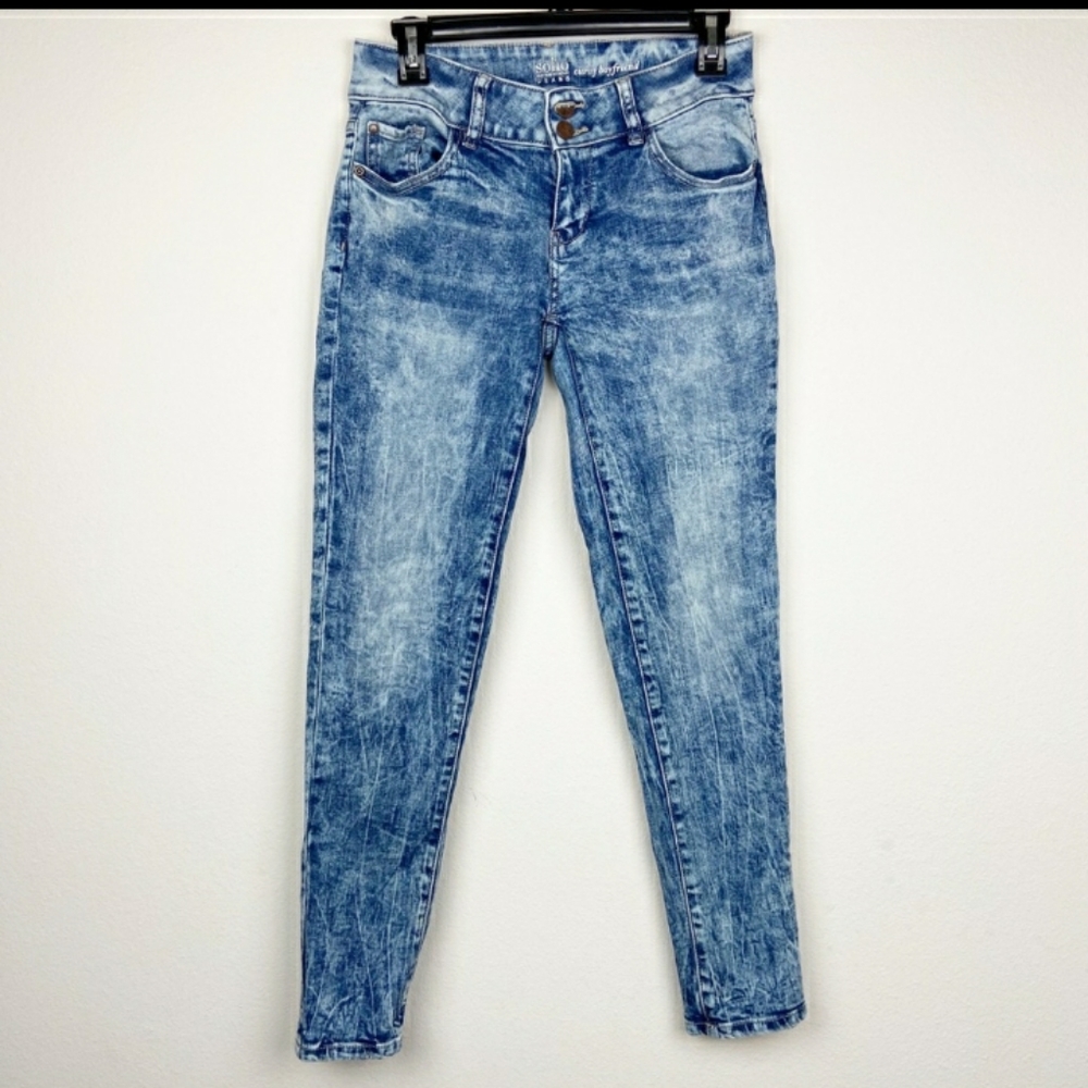 NY& company soho curvy boyfriend jeans size 0